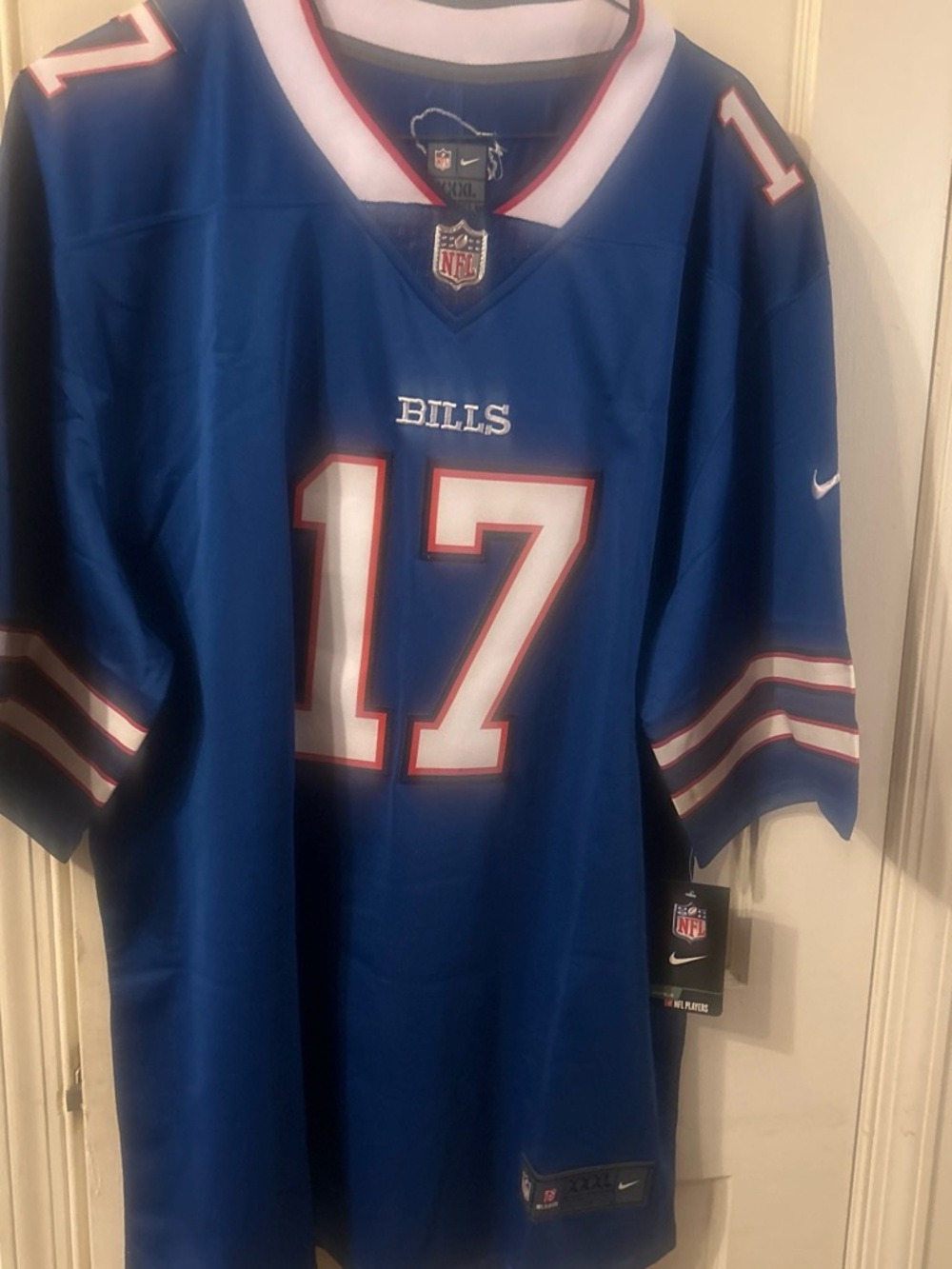 Nike Men’s Buffalo Bills Josh Allen #17 Blue Football Jersey